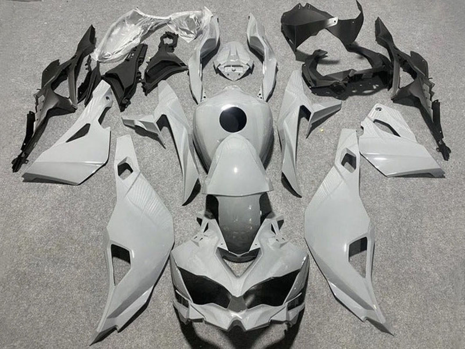 2019-2025 Grey Kawasaki ZX4R ZX-4RR Motorcycle Fairings， Purchase 2019-2025 Grey Kawasaki ZX4R ZX-4RR Motorcycle Fairings UK - UK