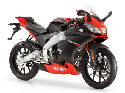 2012-2018 Aprilia RS4-50-125 Red Matte Black Fairing Kit