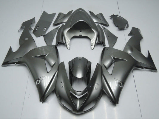 2006-2007 Kawasaki Ninja ZX10R Glossygrey Fairing Kit