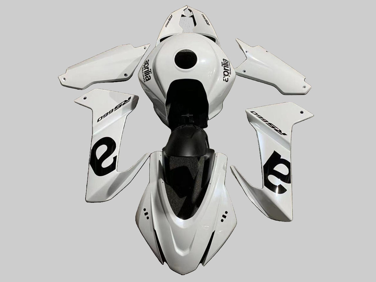 2020-2024 White Aprilia RS660 Fairing Kit
