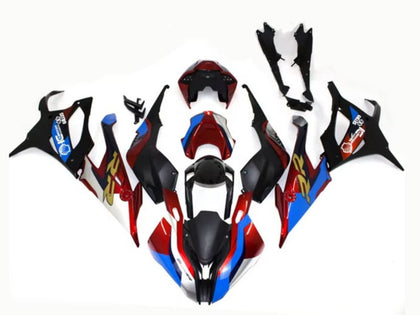 2019-2022 BMW S1000RR Black Blue Red Gold Racing Fairing Kit