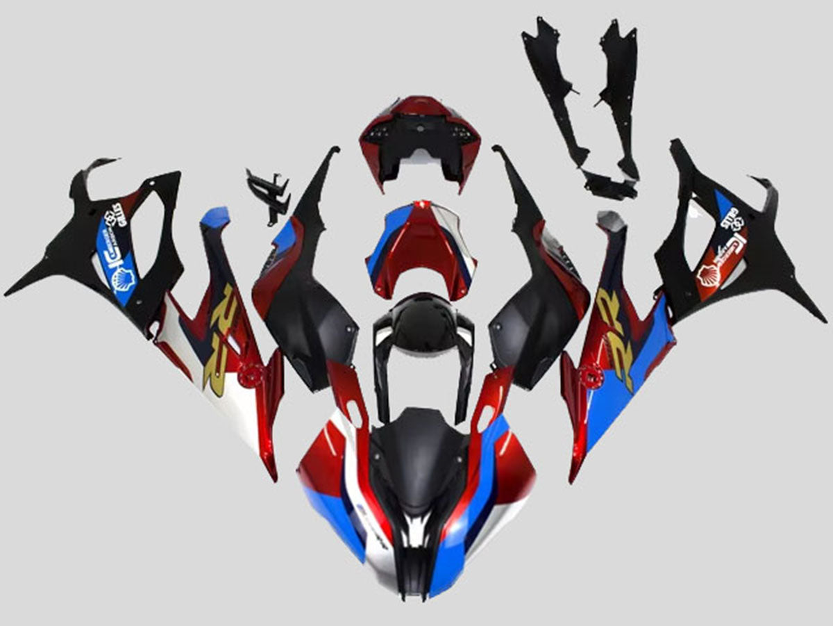 2019-2022 Black Blue Red Gold Racing BMW S1000RR Fairing Kit