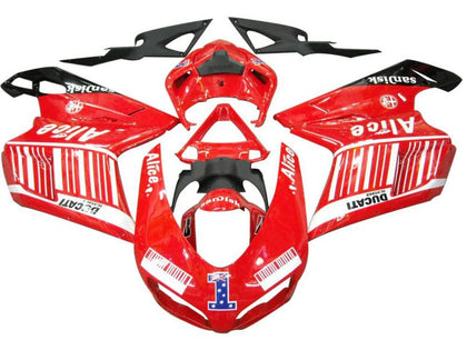 2007-2014 Ducati 1198 / 1098 / 848 Red Alice Fairing Kit