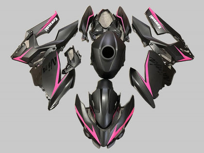 2018-2024 Kawasaki EX400 Black Pink Fairing Kit