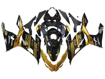2018-2024 Kawasaki EX400 Black Gold Fairing Kit