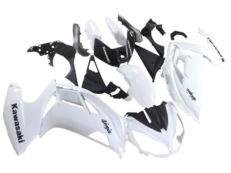 Purchase 2012-2016 White Black Kawasaki EX650 Motorcycle Fairings UK