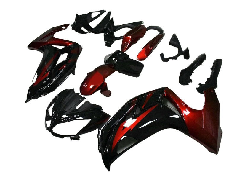 Purchase 2012-2016 Red Glossy Black Kawasaki EX650 Motorcycle Fairings UK
