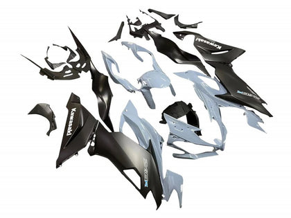 2019-2022 Kawasaki ZX-6R Gray Black Fairing Kit