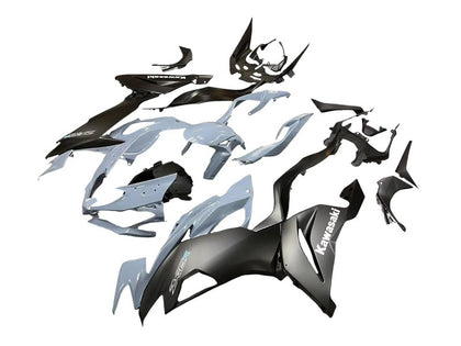 2019-2022 Kawasaki ZX-6R Gray Black Fairing Kit