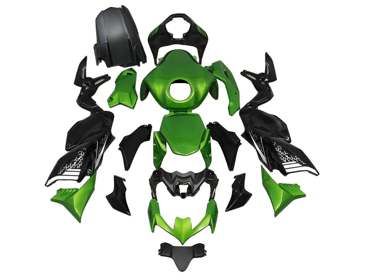 2020-2024 Green Black Kawasaki Z900 Fairing Kit