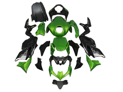2020-2024 Kawasaki Z900 Green Black Fairing Kit