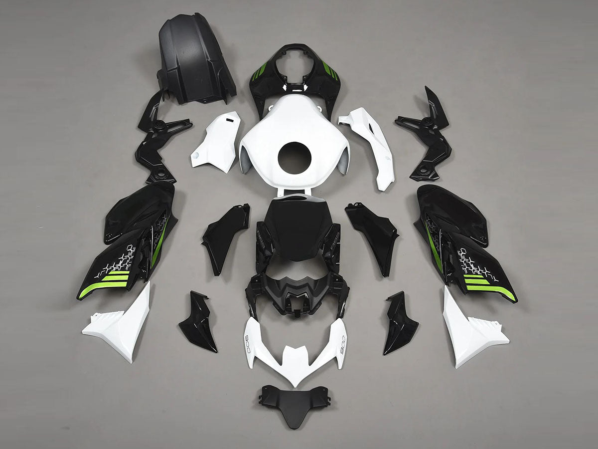 2020-2024 Black White Kawasaki Z900 Fairing Kit