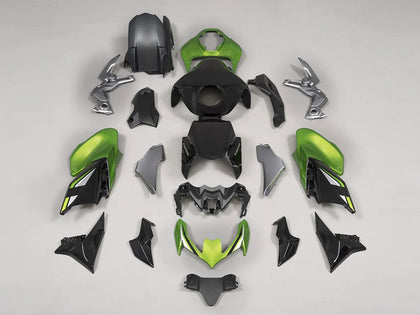 2020-2024 Kawasaki Z900 Black Green Fairing Kit