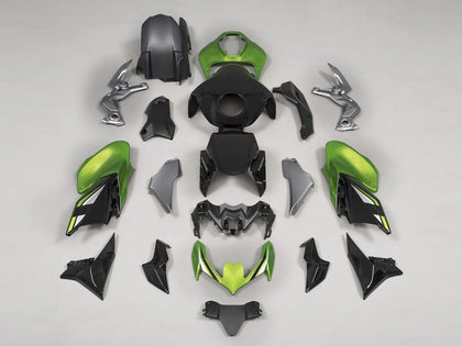 2020-2024 Kawasaki Z900 Black Green Fairing Kit