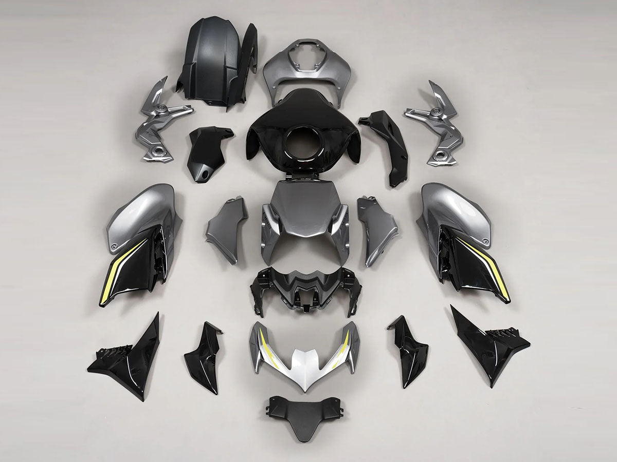 2020-2024 Gray Black Kawasaki Z900 Fairing Kit