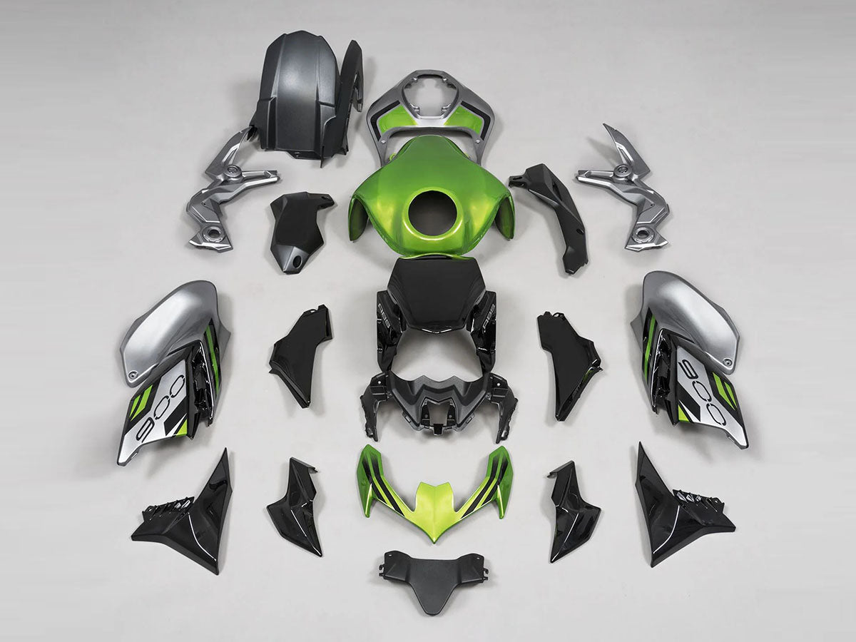 2020-2024 Green Black Gray Kawasaki Z900 Fairing Kit