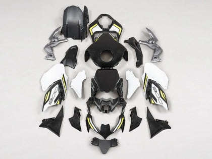 2020-2024 Kawasaki Z900 Black White Yellow Fairing Kit