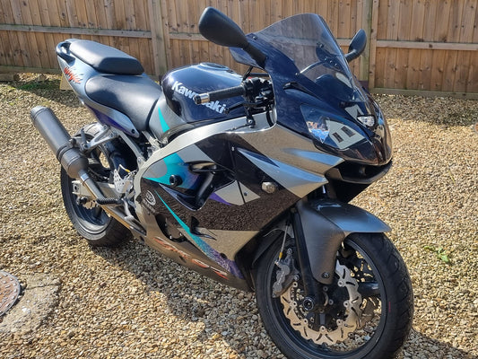 2002-2003 Blue Silver Kawasaki Ninja ZX9R Fairing Kit