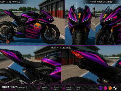 2011-2014 Ducati 899-Panigale 3 Fairing Kit