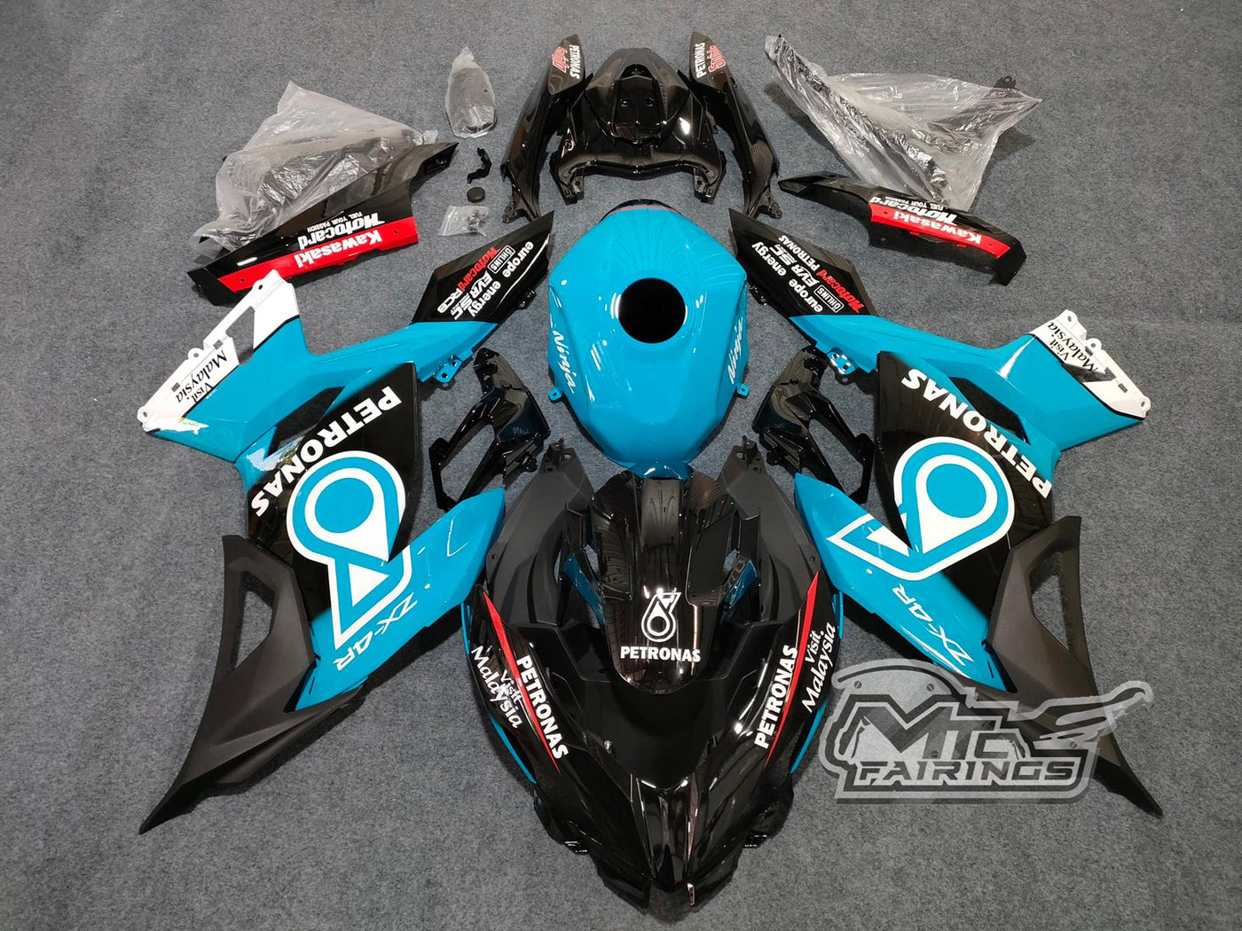 2017-2023 Kawasaki Ninja 400 Petronas Fairing Kit