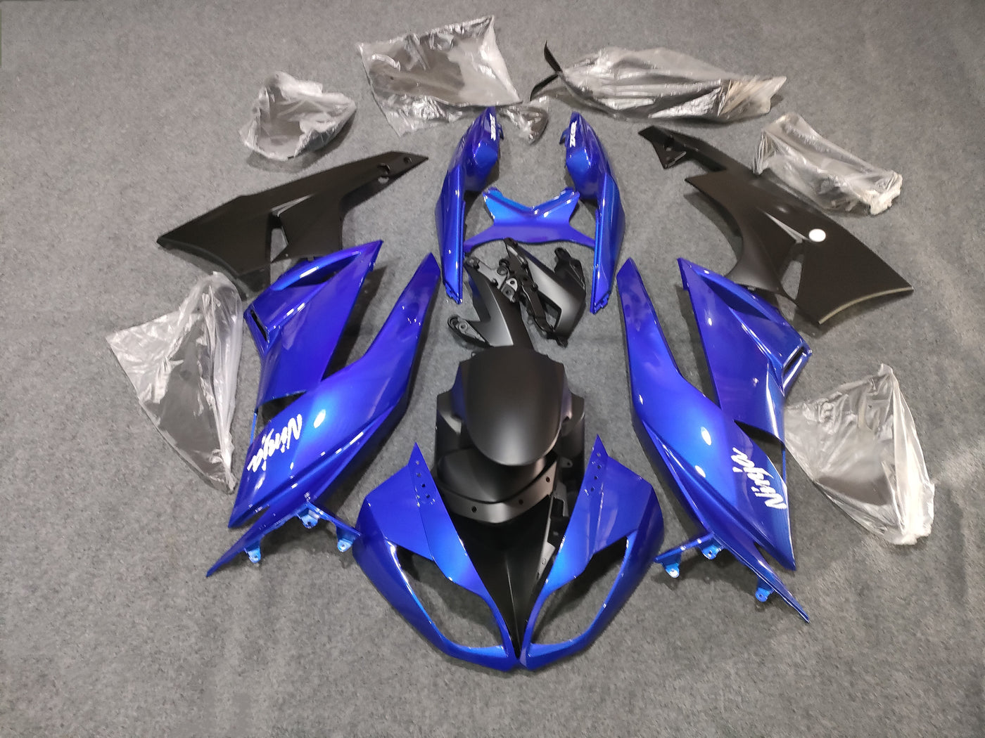 2017-2023 Kawasaki Ninja 400 Blue Fairing Kit