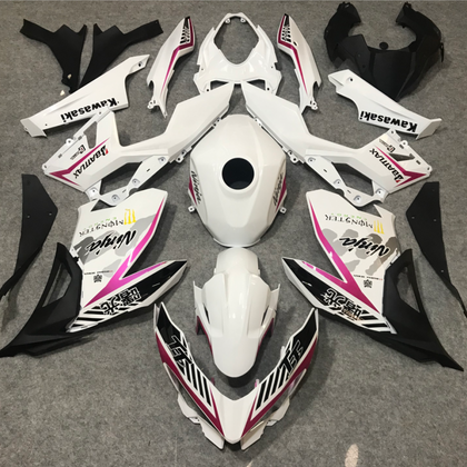 2017-2023 Kawasaki Ninja 400 White Fairing Kit