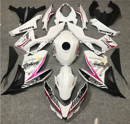 2017-2023 Kawasaki Ninja 400 White Fairing Kit
