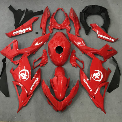 2017-2023 Kawasaki Ninja 400 Red Fairing Kit