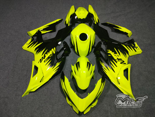 2017-2023 Kawasaki Ninja 400 Yellow/black Fairing Kit