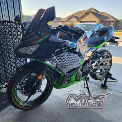 2017-2023 Kawasaki Ninja 400 Greenand Gray Fairing Kit
