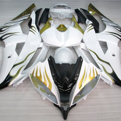 2008-2016 Yamaha YZF-R6 Green Flame Fairing Kit