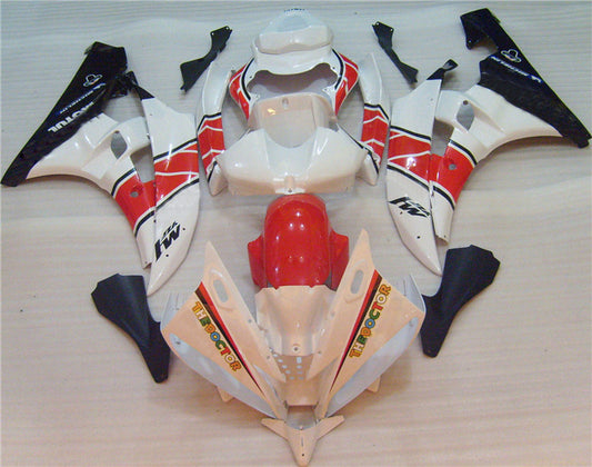 2006-2007 Yamaha YZF-R6 White Fairing Kit