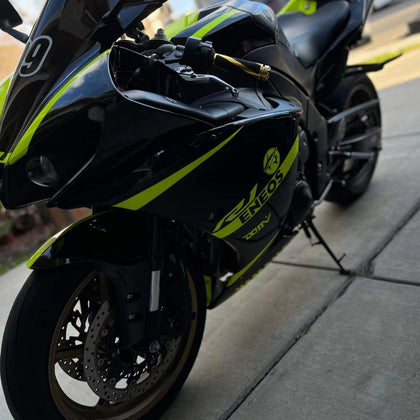 2012-2014 Yamaha YZF-R1 Yellow/black Fairing Kit