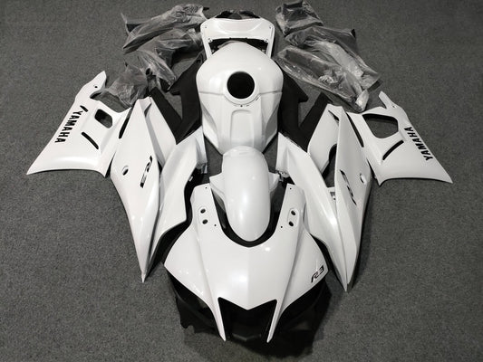 2019-2023 Yamaha YZF-R3 R3 Pearl White Fairing Kit