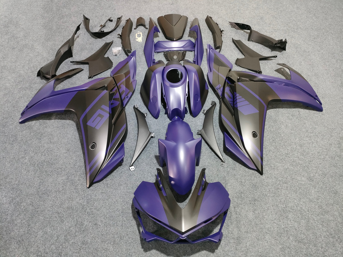2015-2018 Yamaha YZF-R3 R3 Matte Purple Fairing Kit