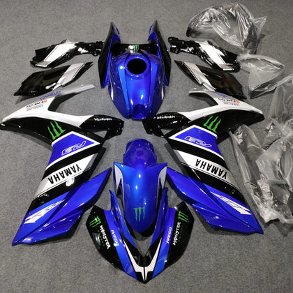 2015-2018 Yamaha YZF-R3 R3 Monster Energy Fairing Kit