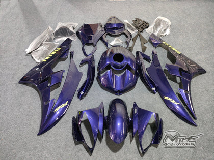 2006-2007 Yamaha YZF-R6 Dark Pearl Blue Fairing Kit