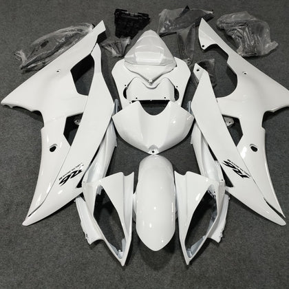2006-2007 Yamaha YZF-R6 Pure White Fairing Kit