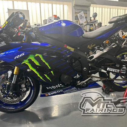 2008-2016 Yamaha YZF-R6 Monster Energy with Tank Cover Fairing Kit