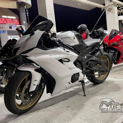 2017-2023 Yamaha YZF-R6 R6 Pearl White Fairing Kit