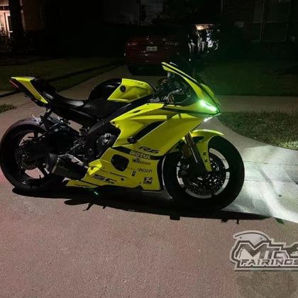 2017-2023 Yamaha YZF-R6 Yellow and Black Fairing Kit