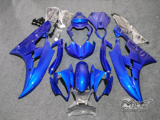 2006-2007 Yamaha YZF-R6 Blue Fairing Kit
