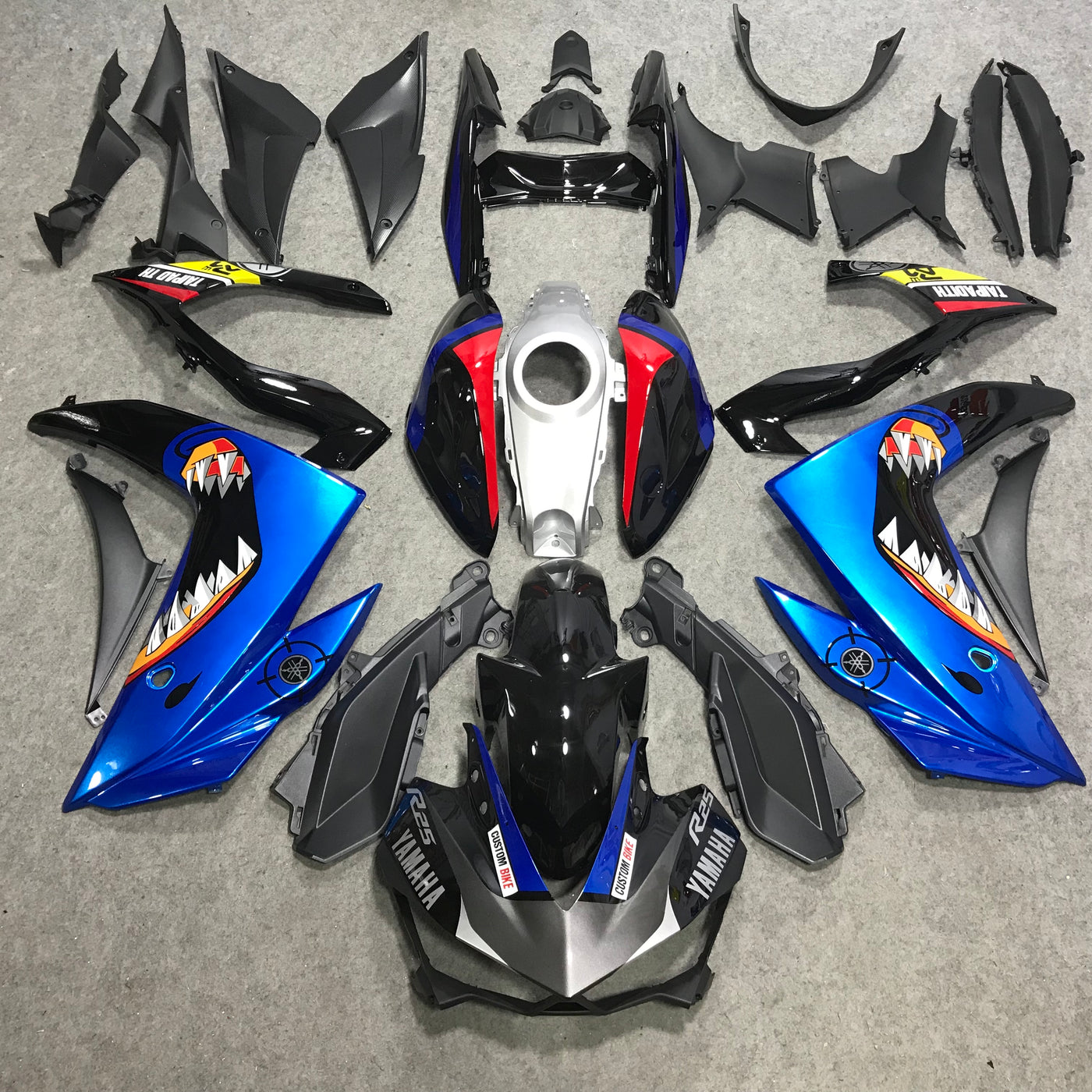2015-2018 Yamaha YZF-R3 Shark Mouth R3 Fairing Kit