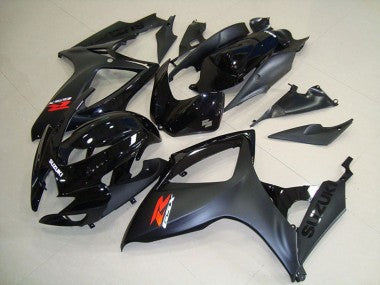 Purchase 2006-2007 Glossy Black Matte Black Red Suzuki GSXR 750 Motorcycle Fairings UK