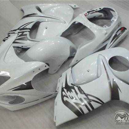 2008-2016 Suzuki Hayabusa GSX1300R Hayabusa Gsxr1300r White and Dark Silver Fairing Kit