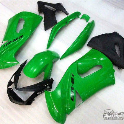 2006-2008 Kawasaki Ninja 650 Green Color Fairing Kit