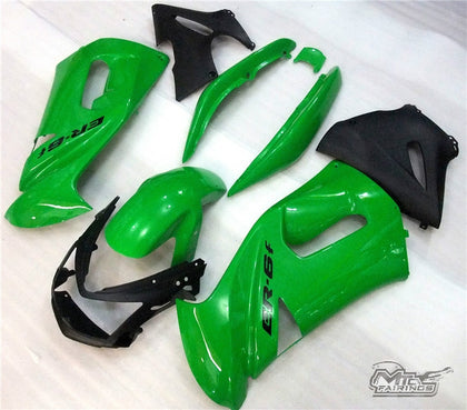2006-2008 Kawasaki Ninja 650 Green Color Fairing Kit