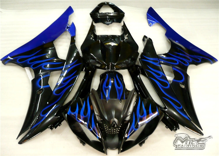 2008-2016 Yamaha YZF-R6 Blue Flame Fairing Kit