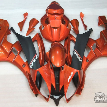 2006-2007 Yamaha YZF-R6 Orange Red Fairing Kit