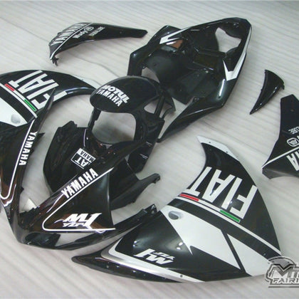 2009-2011 Yamaha YZF-R1 Black Fiat Fairing Kit